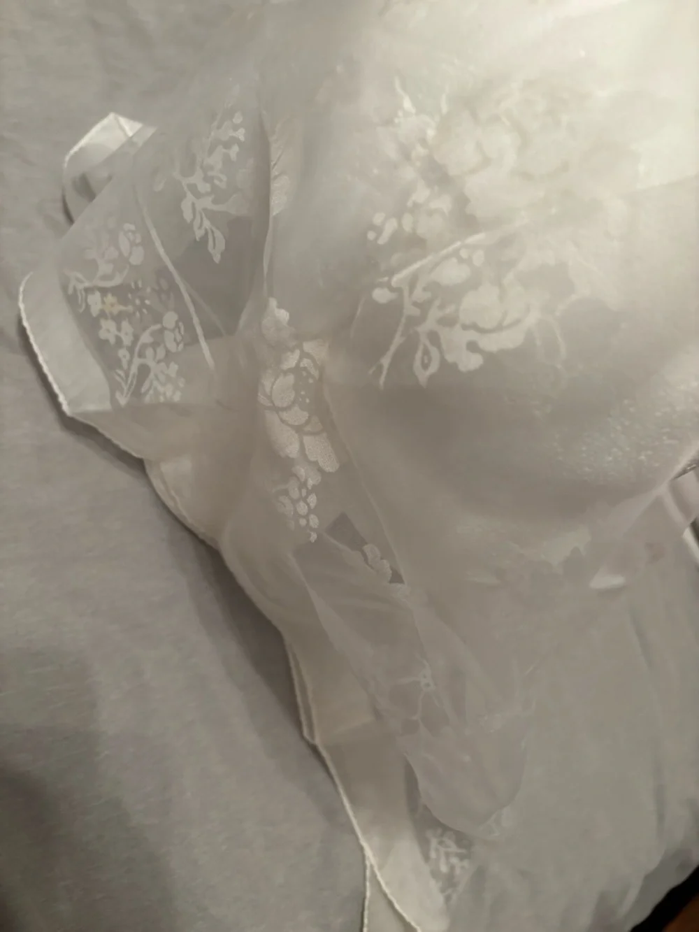 2 vintage 1950’s Nylon handkerchiefs/ scarfs